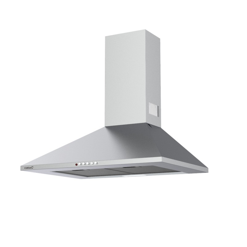 Campana cata omega 700 x m piramidal 645 m³/h 3 niveles