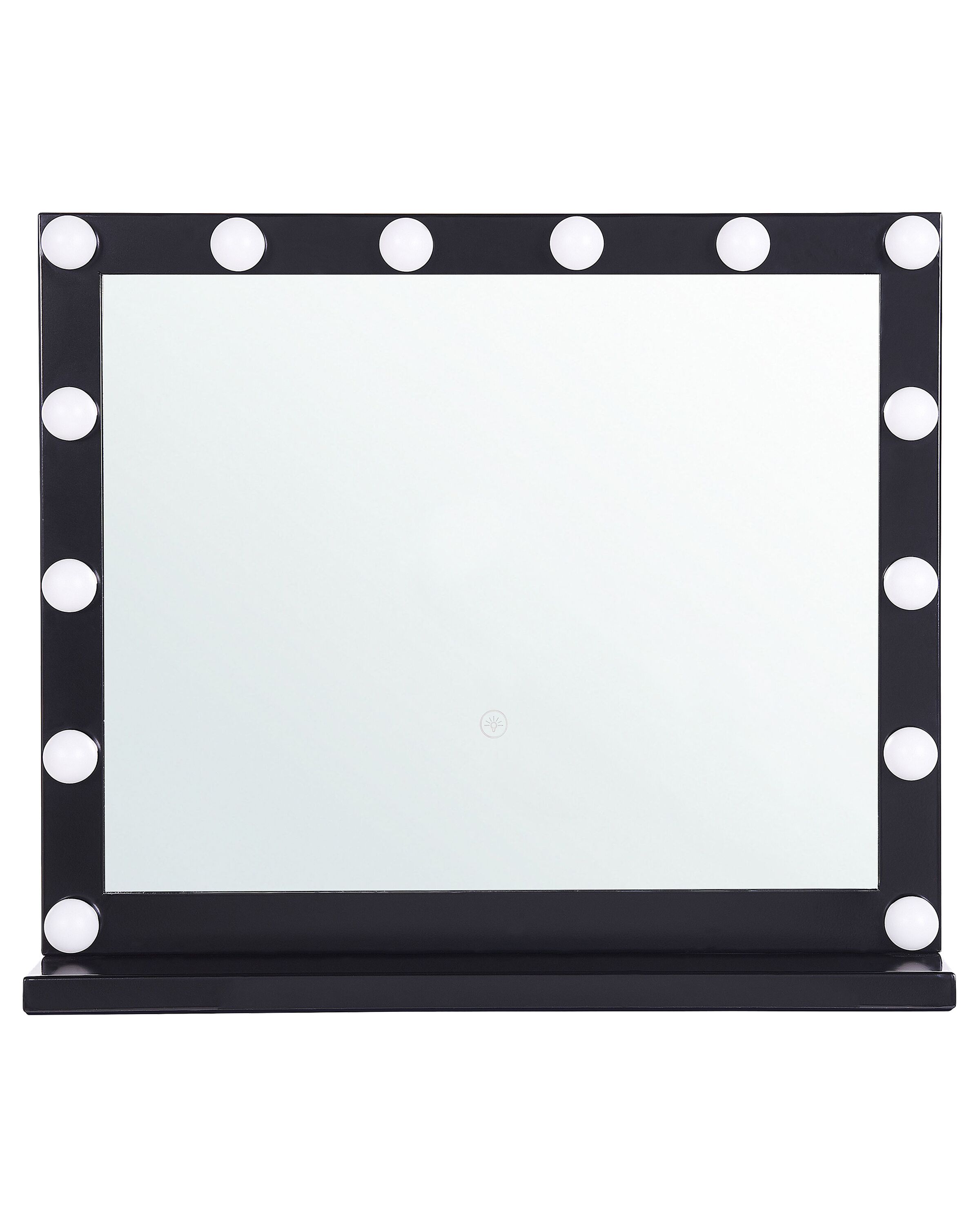 Espejo de tocador LED beauvoir negro