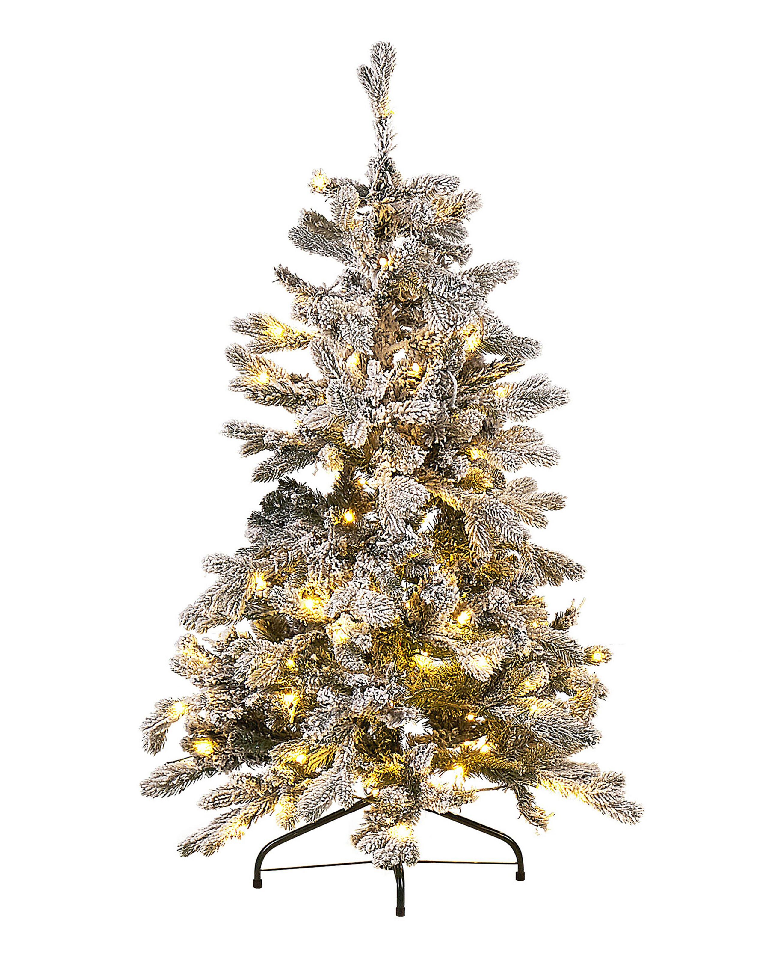 Árbol de navidad preiluminado LED tatlow 120 cm verde