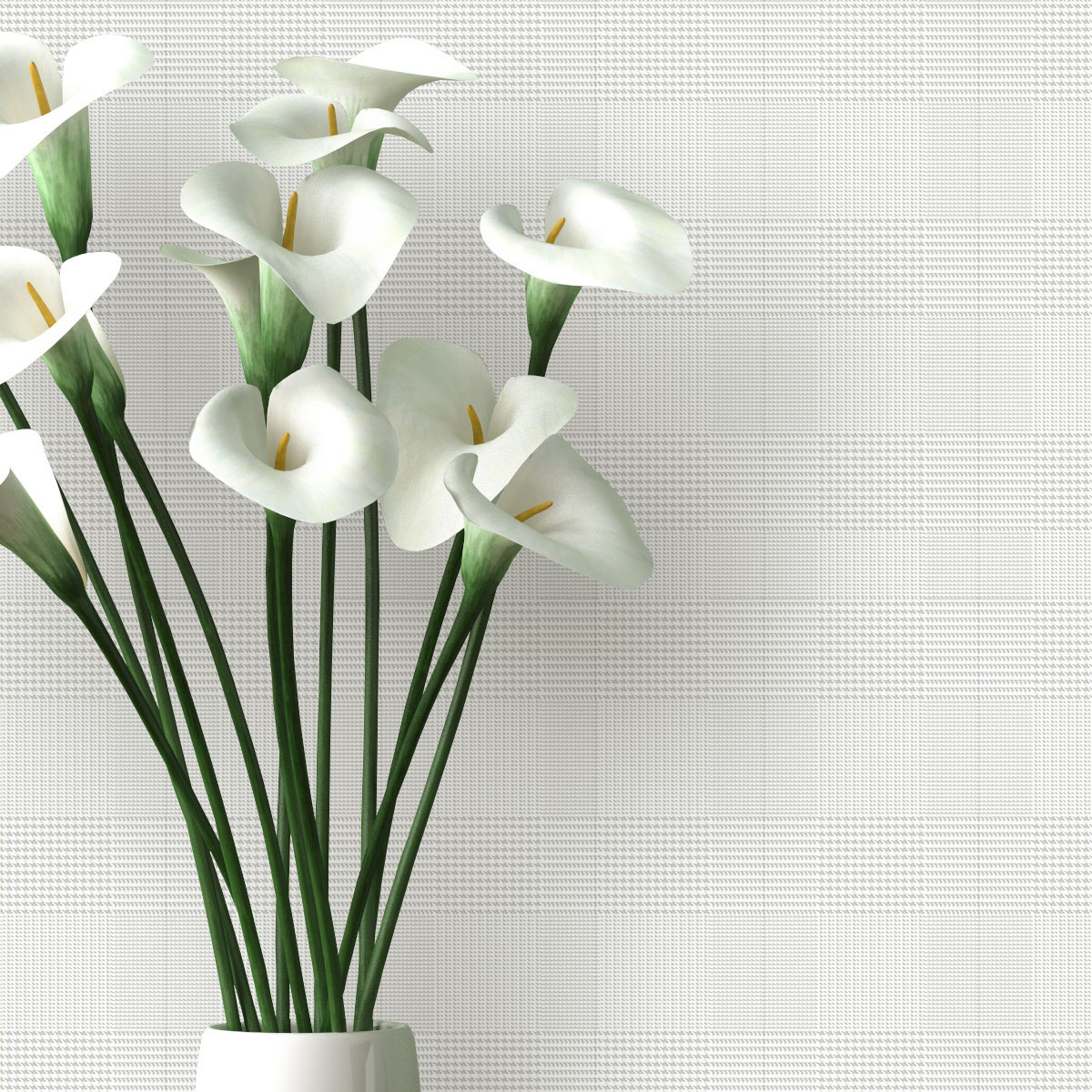 Papel pintado tnt con efecto textil pata de gallo gris