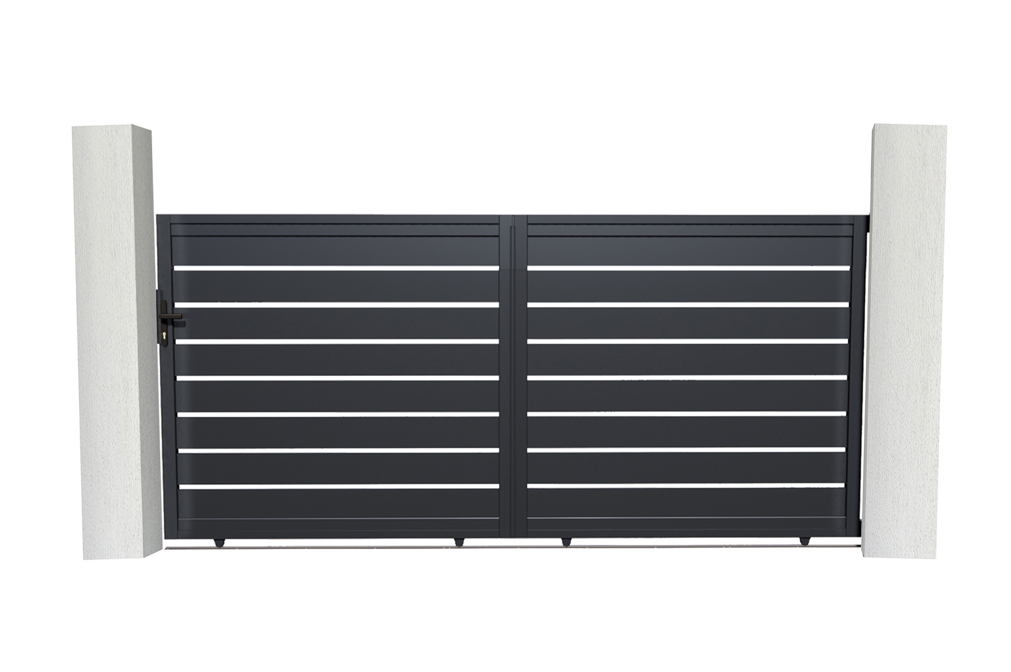 Pack puerta automática corredera vogel 3,5m h.160cm + motor tanker c600