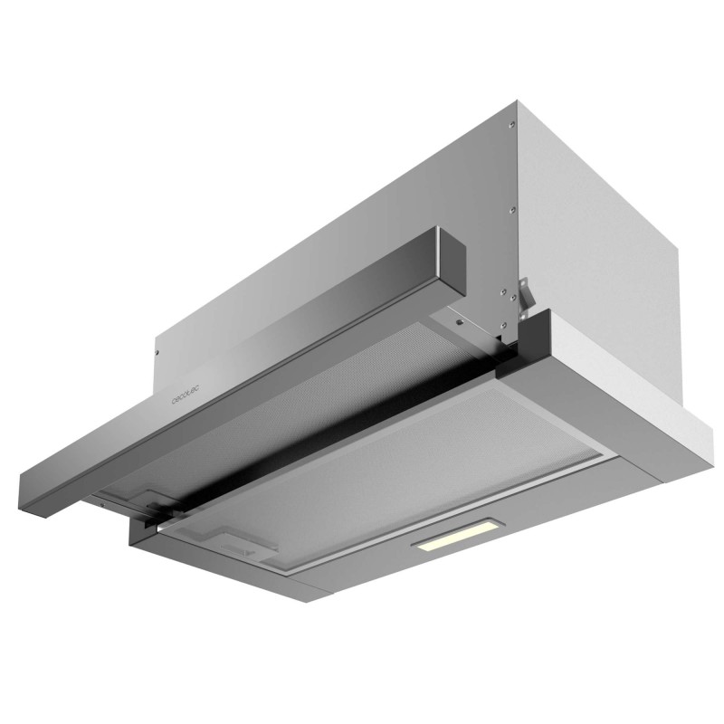 Cecotec campana extractora telescópica 60 cm bolero flux tlm 603500 inox a