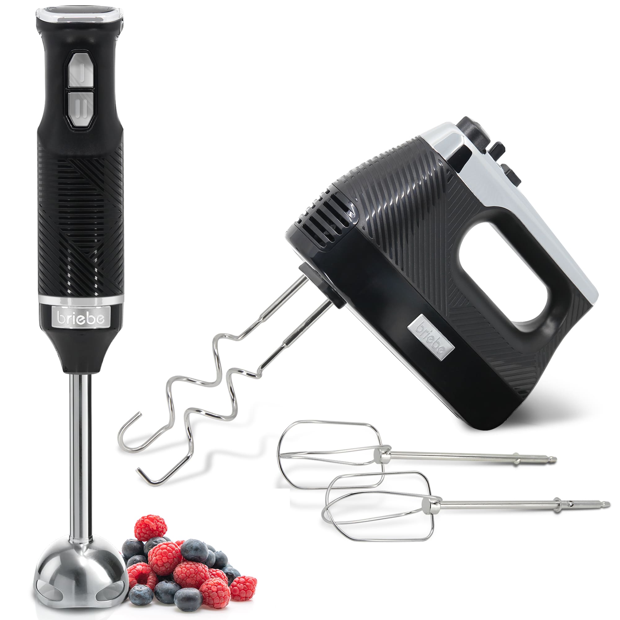 Elegance set Batidora Mano+Batidora Varillas skt1187blk negro 600w