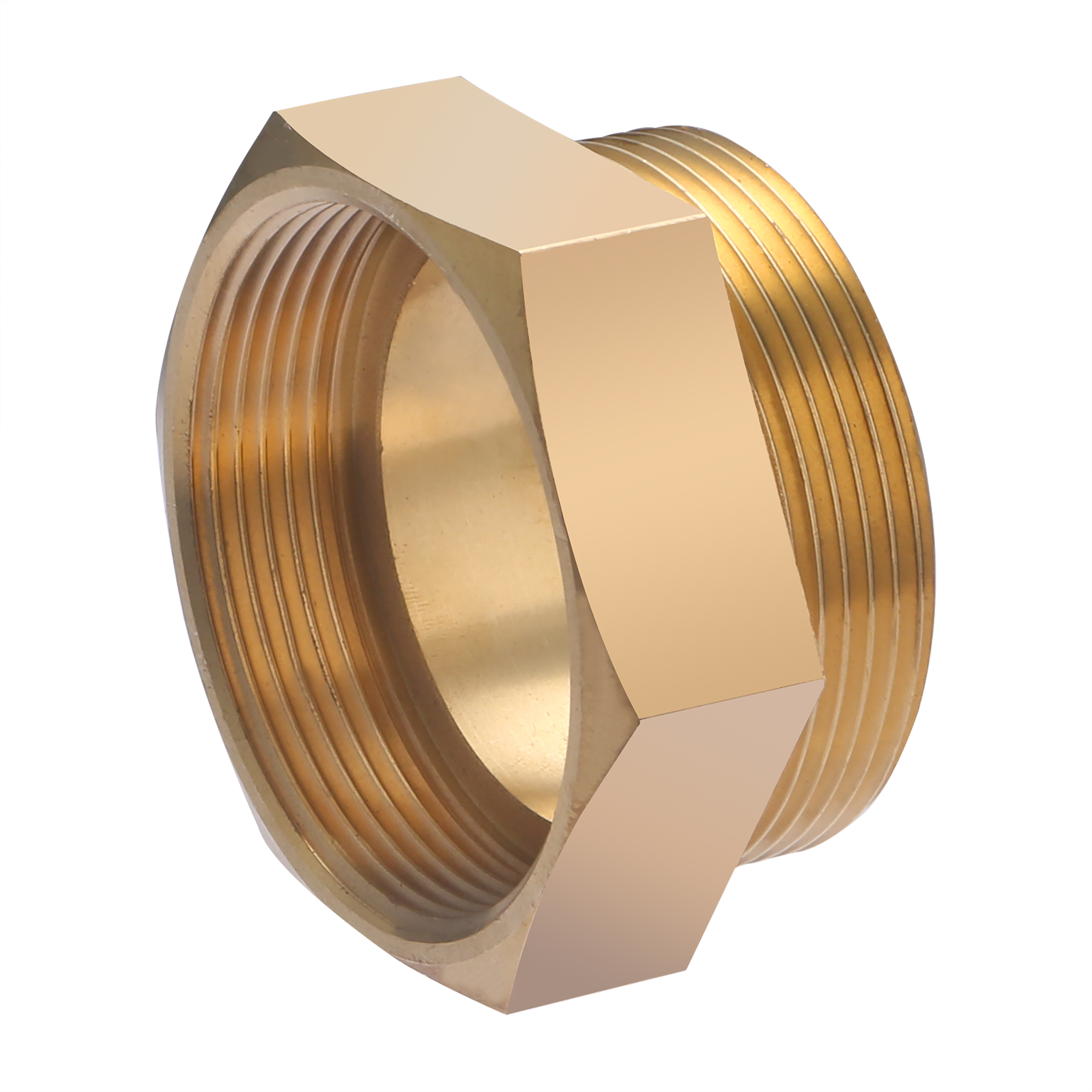 Conector roscado macho-hembra igual de 2
