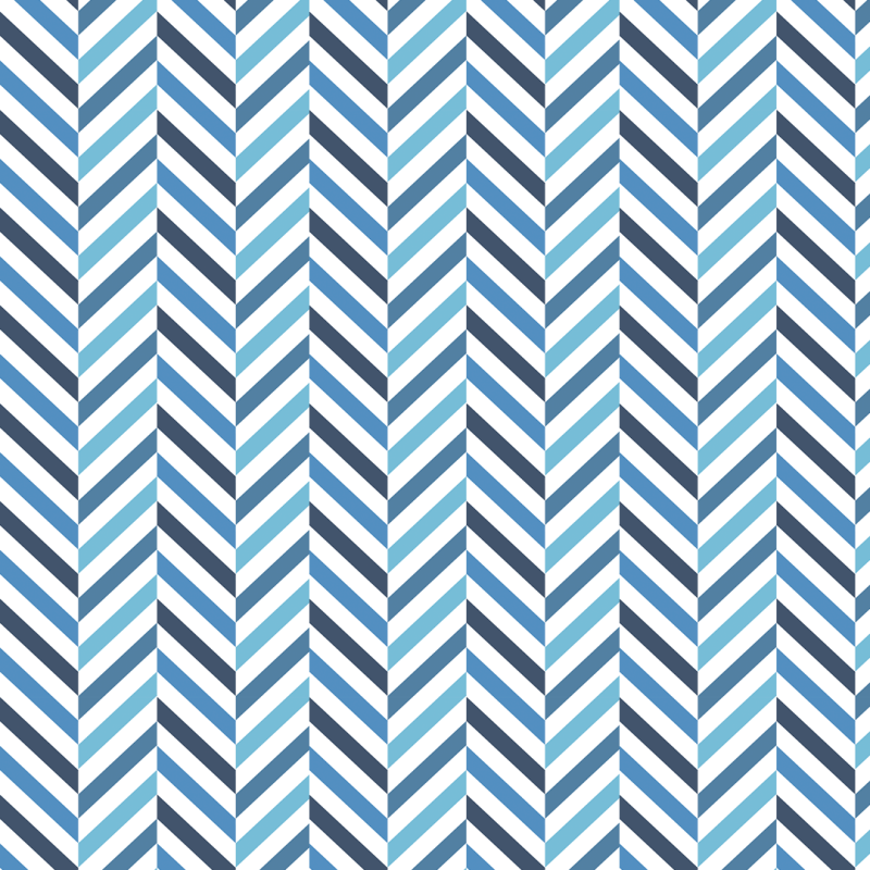 Papel pintado zig zag azules claro 60cm por 300cm