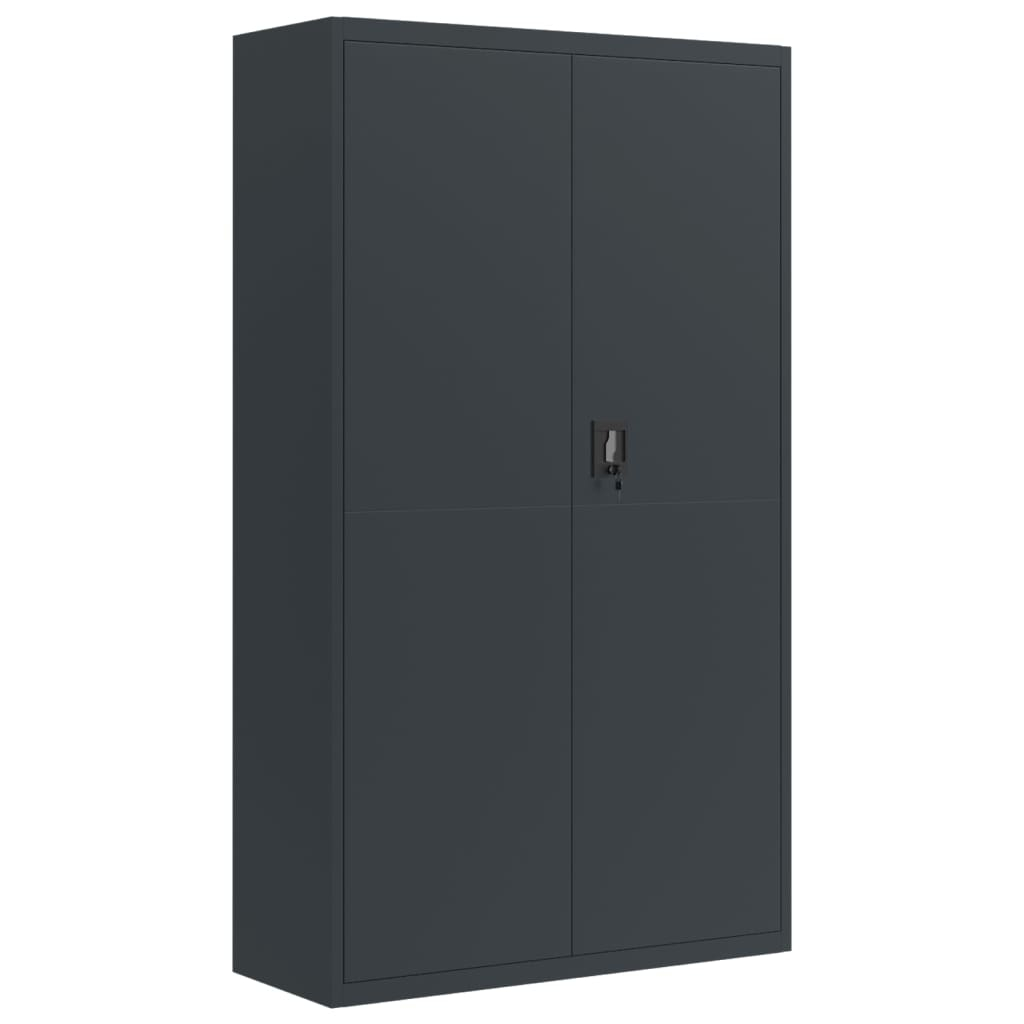 vidaXL armario archivador de acero gris antracita 105x40x180 cm