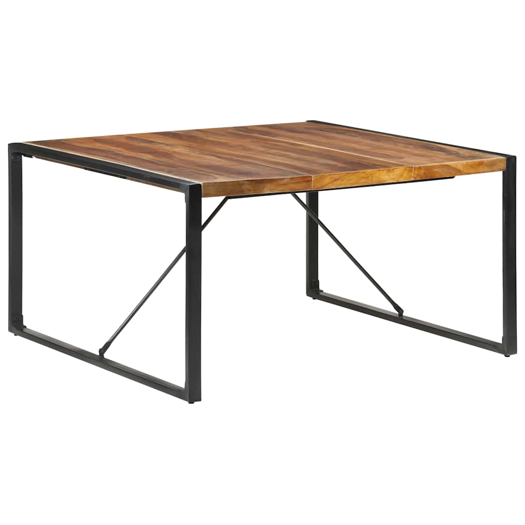 Mesa de comedor de madera maciza 140x140x75 cm oif111720