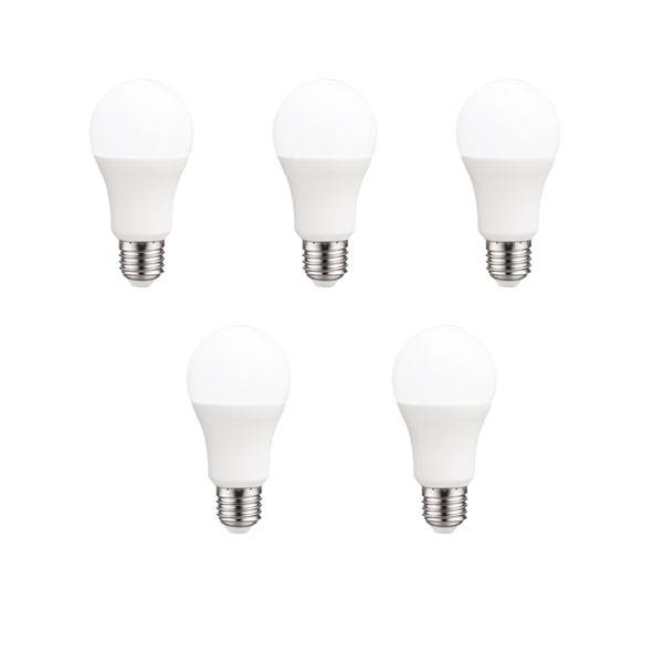 Pack 5 bombillas a2bc LED a60 10w E27 luz cálida 3000k