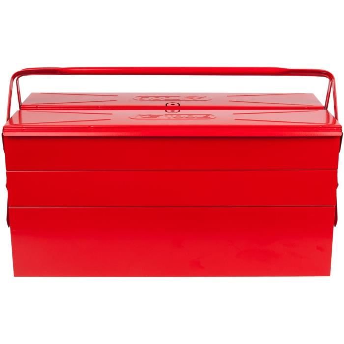 Caja de herramientas - ks tools - 999.0120 - caja metálica con 5 compartime
