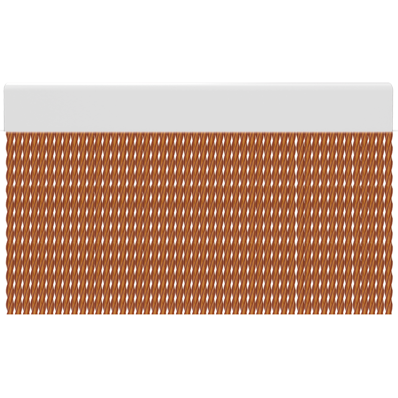 Cortina para puertas de PVC tube miel / 90 x 210