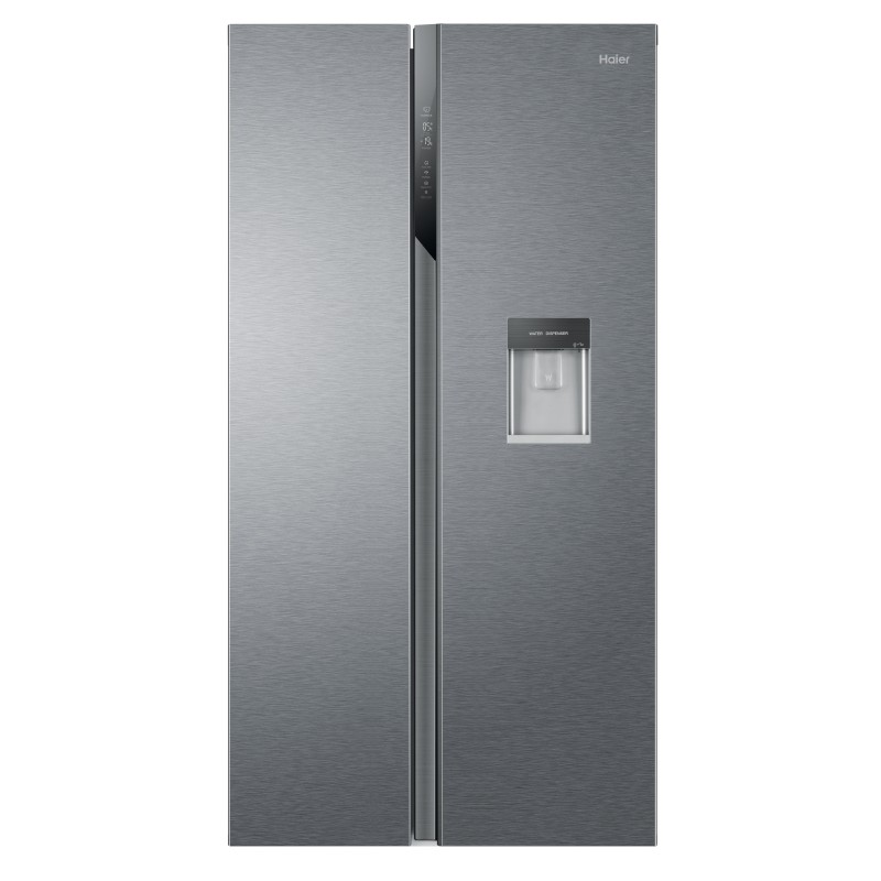 Frigorífico americano haier hsr3918ewpg 1.77m inox 521l