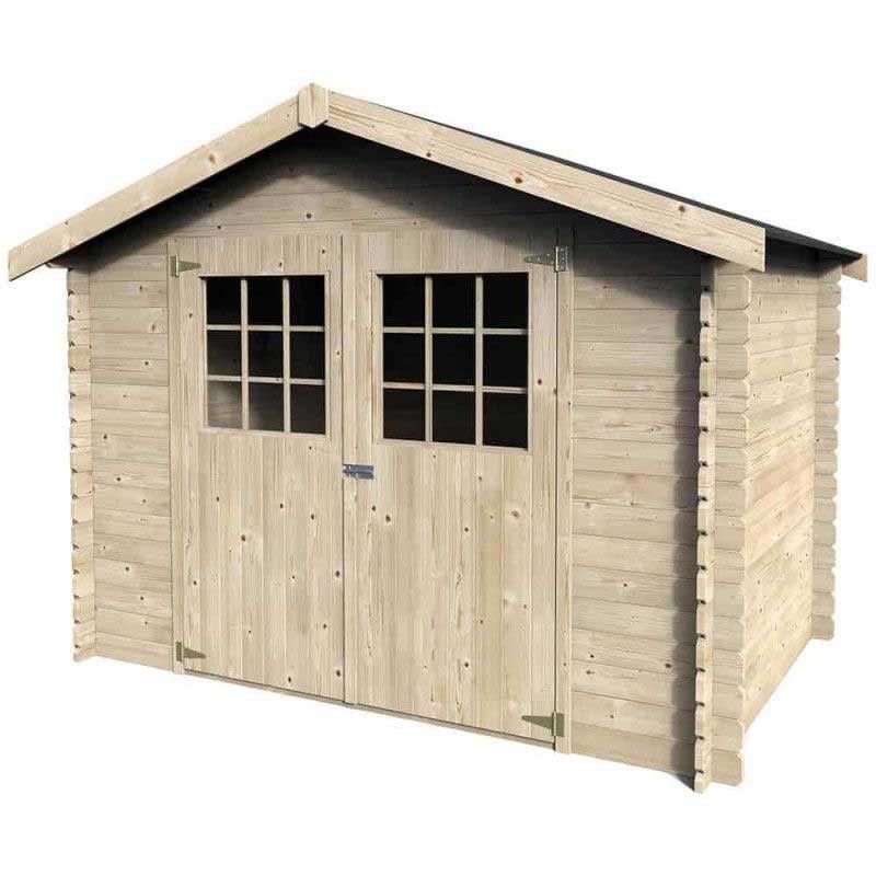 Caseta de madera - gran flodova. 28 mm. 300x300 cm. 8,88 m²