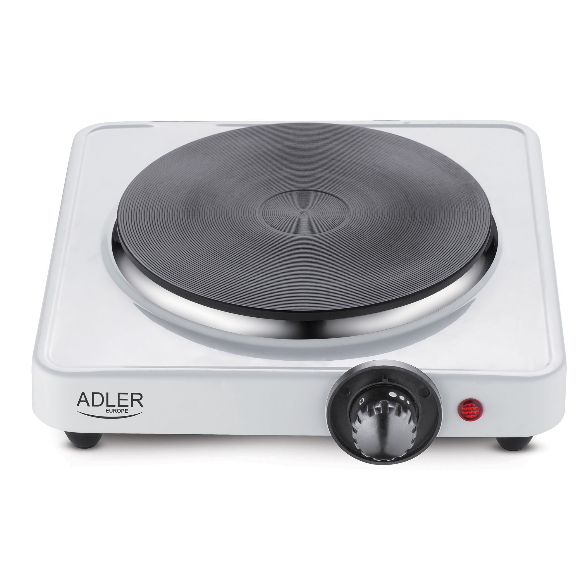 Hornillo eléctrico, zona cocinado 18,5 cm, te adler ad6503 blanco 1500w