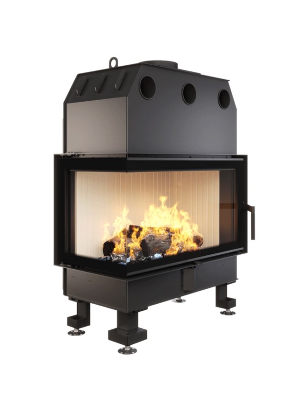 Chimenea de esquina inserto apertura izquierda energy 85x50x47 (17 kw) eco