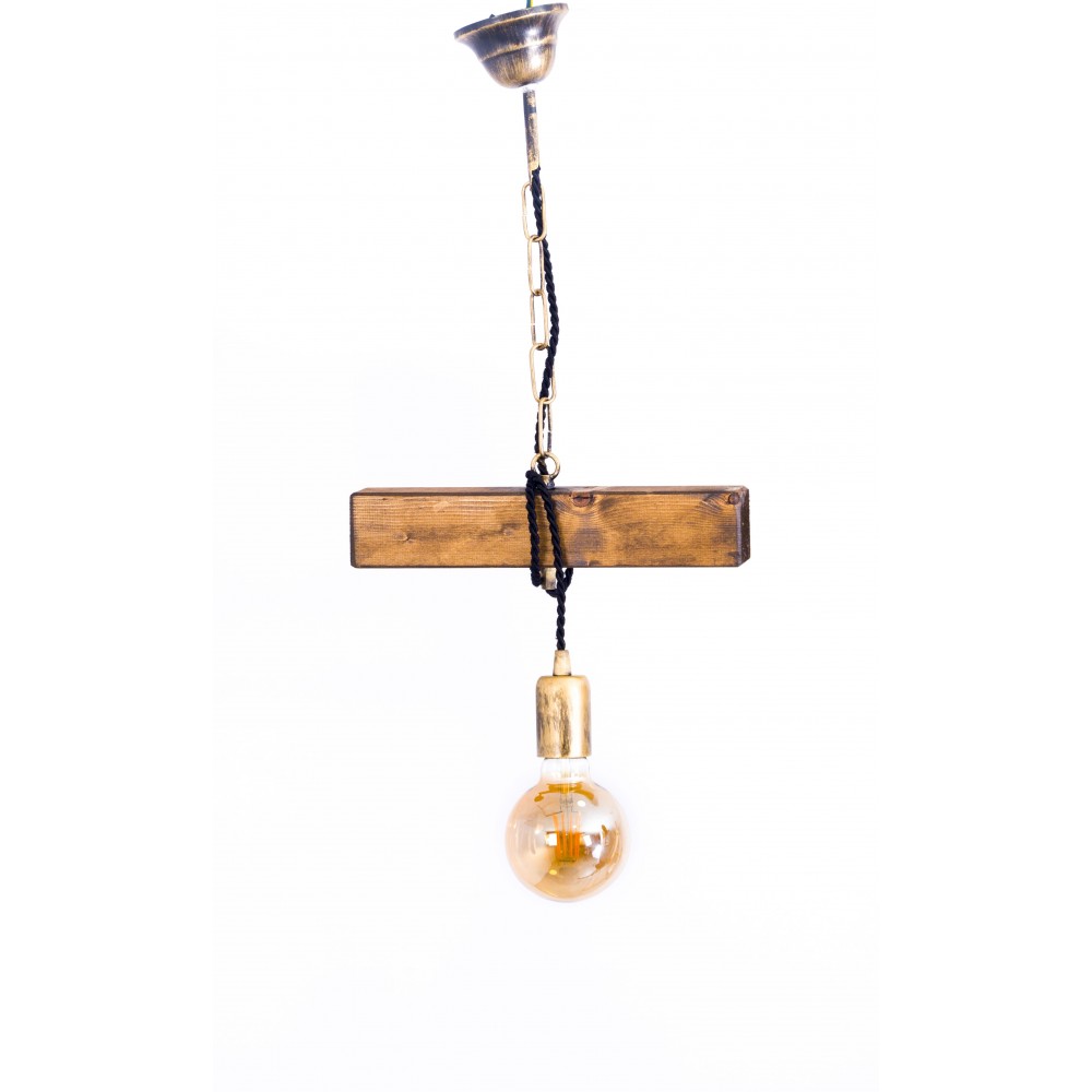 Lampara de techo decor marron 31cm