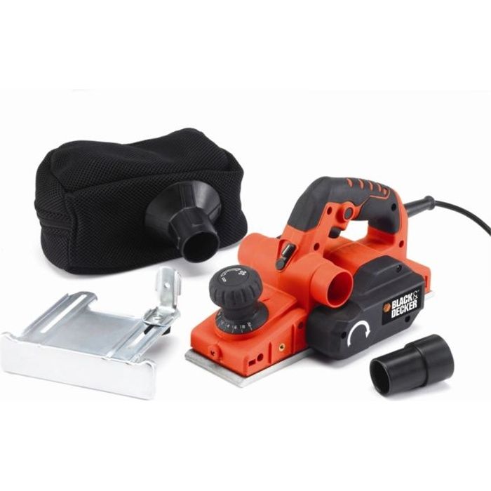 Cepilladora con cable black+decker 750w - velocidad 12 posiciones - kw750k-