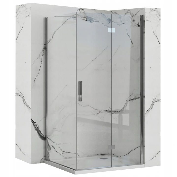 Rea cabina de ducha molier chrom 80x80, 80x80x190 cm