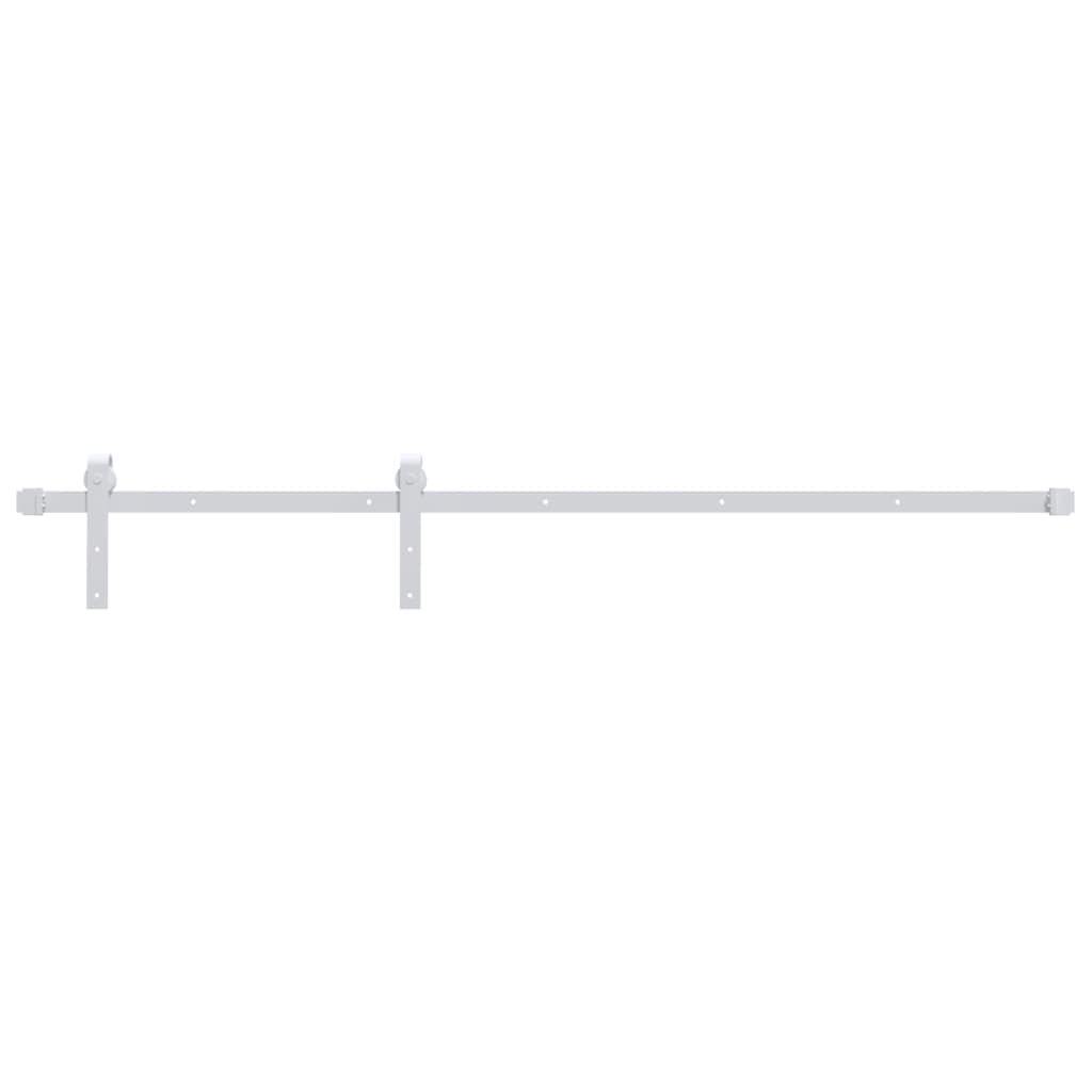 vidaXL kit herrajes para puertas correderas de acero blanco 200 cm