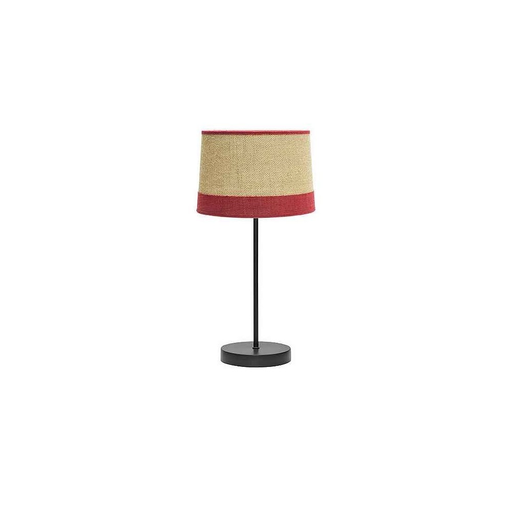 Tietar table lamp 1xe14 metal / textile red
