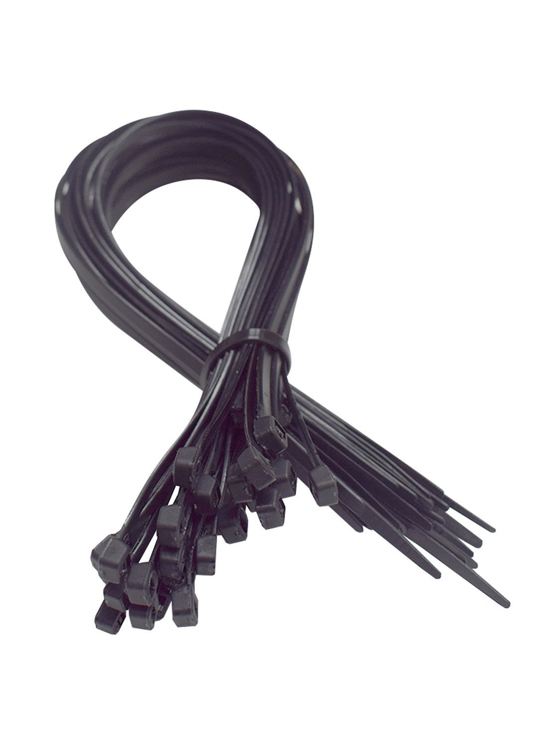 Jardin202 - bolsa de 100 uds bridas nylon 2,5x100mm color negro