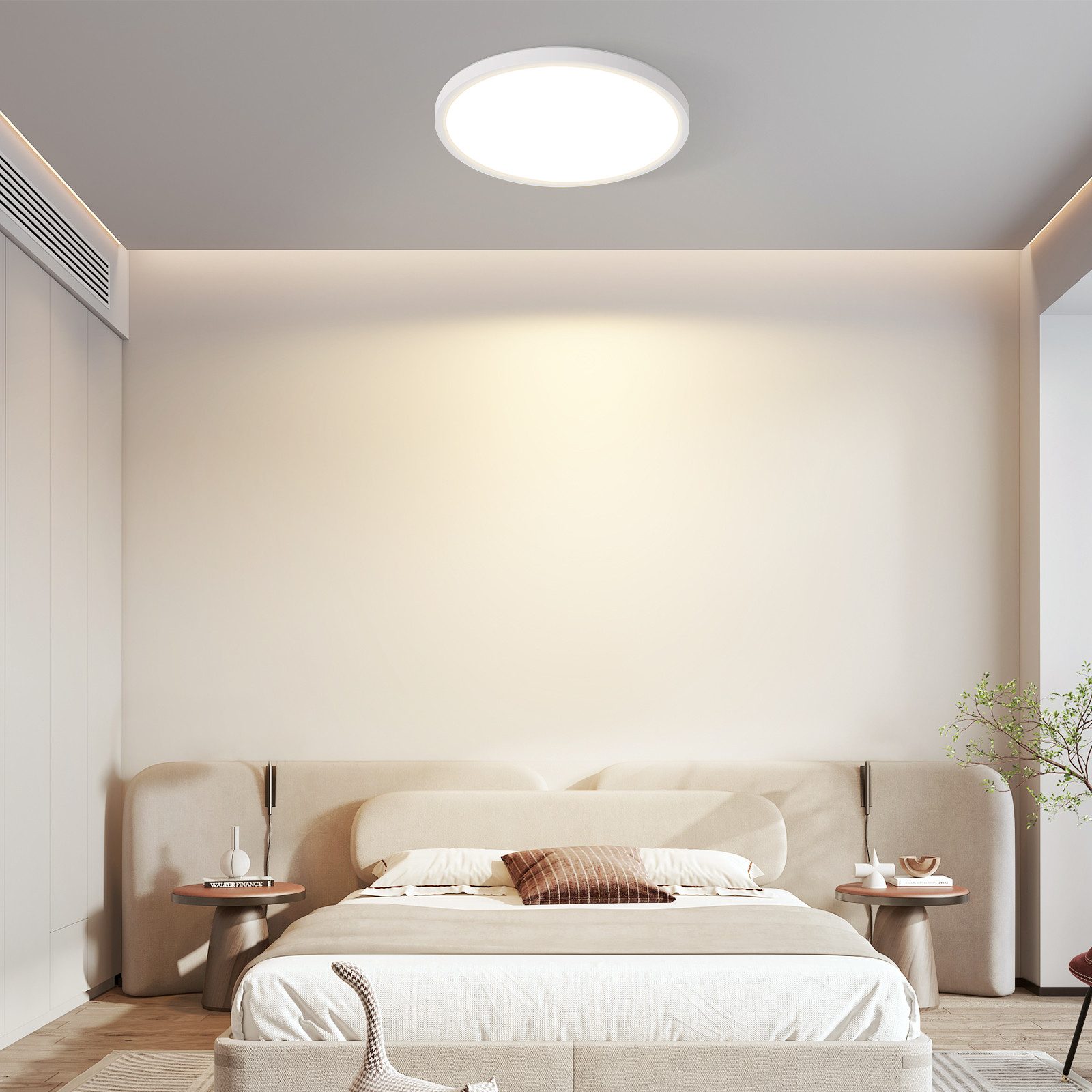 Nettlife plafon de techo LED blanca 18x18 15w
