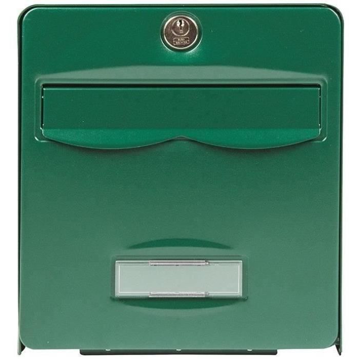 Burg wachter buzón balthazar de acero galvanizado - 2 puertas - verde