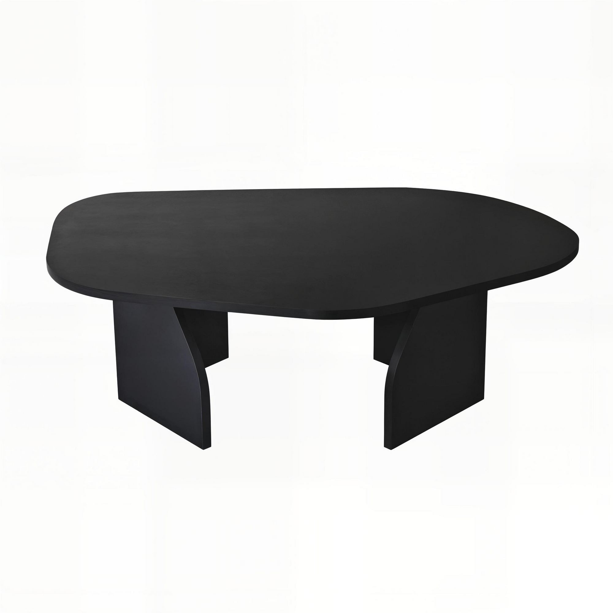 Mesa de centro de madera <<rock>> 100 x 60 x 35 cm - negro
