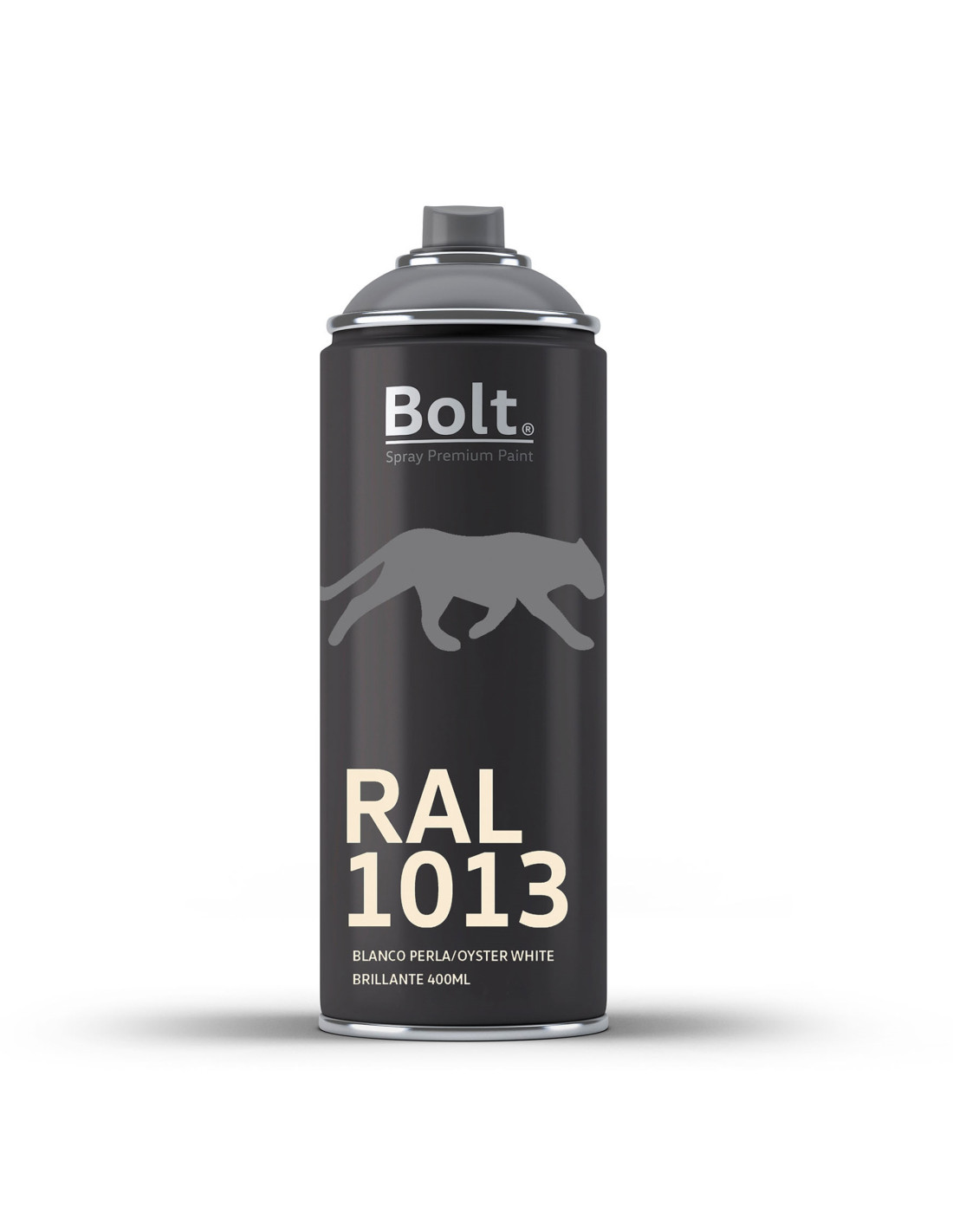 Spray bolt premium acrilico brillante ral 400 ml (ral 1013 blanco perla)