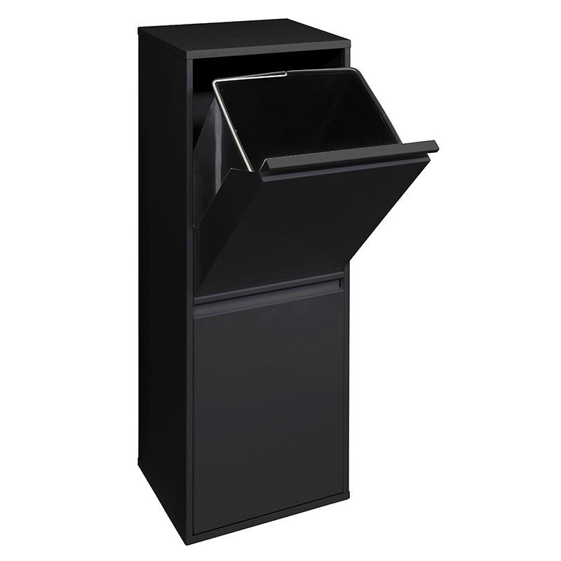 Arregui basic cr206-b cubo de basura y reciclaje de acero 2 x 17 l (34 l)