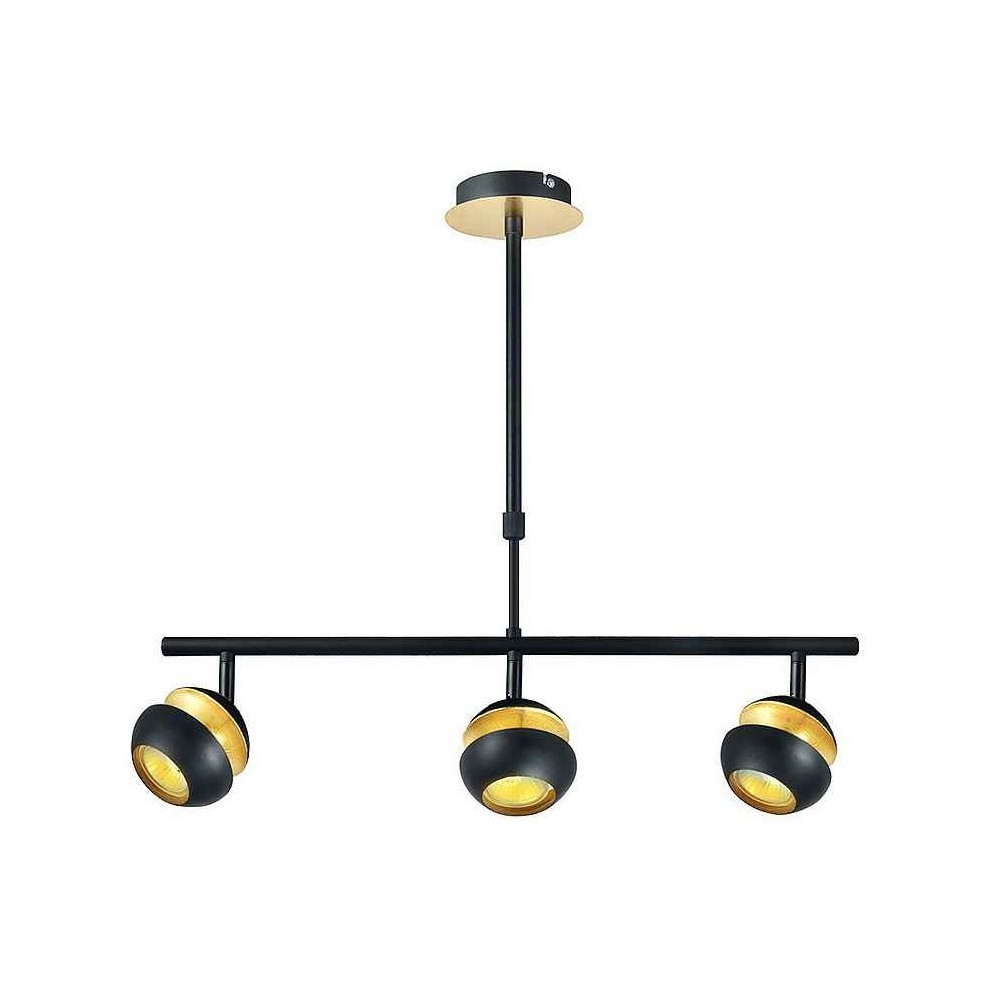 Beethoven chandelier 3xgu10 black
