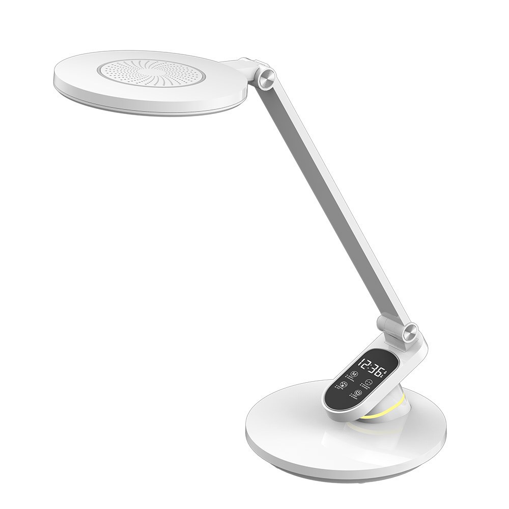 Flexo hamlet blanco 10w 800lm hora aviso descanso 44,3x19,1x28,3cm
