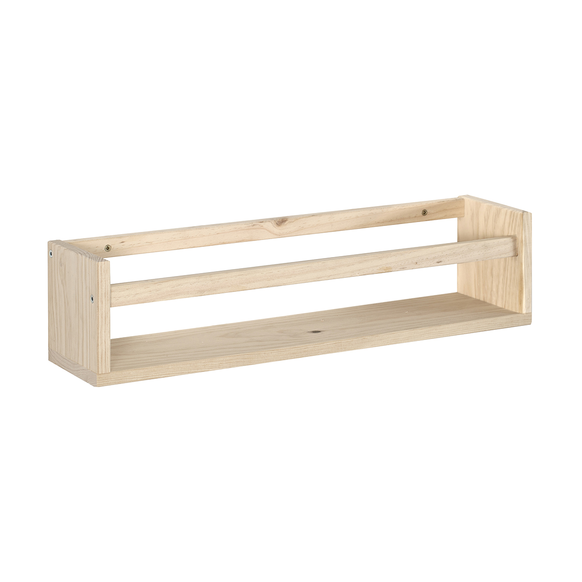 Calicosy - estantería de pared en pino macizo - l60 x h15 cm