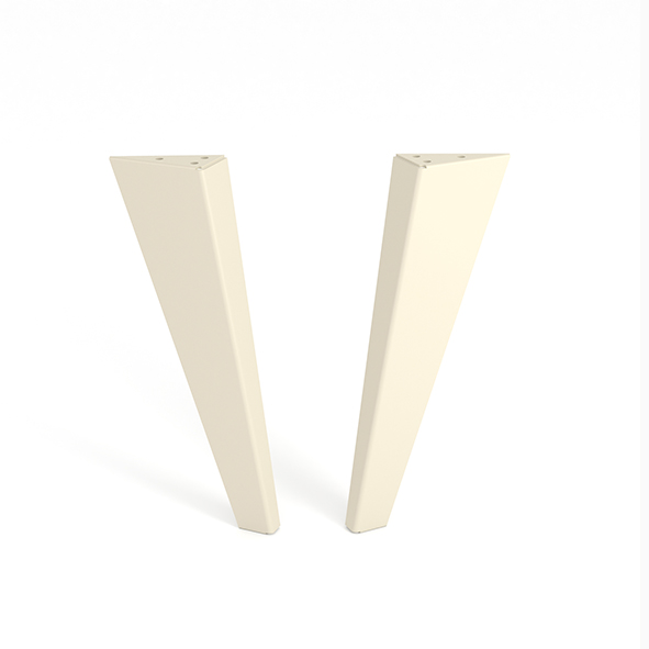 Pata para mueble rei 995 | 90x40x300 mm | greige | 2 uds. | acero