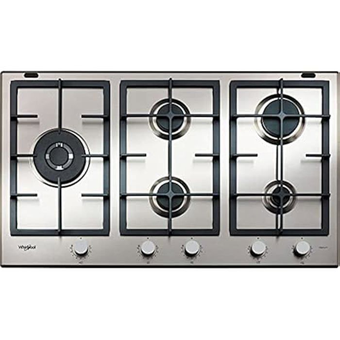 Placa de cocina a gas - Whirlpool - gmal 9522/ixl - integrable - temporizad
