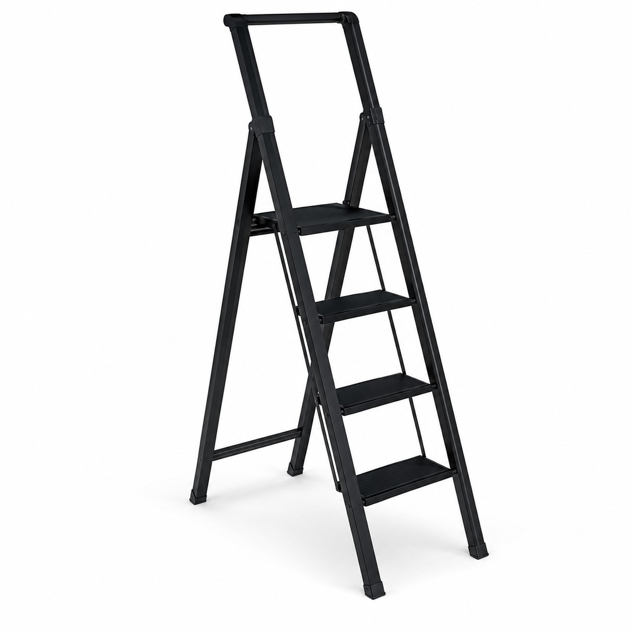 Escalera profesional black line t-bls-4x1 de 4 peldaños