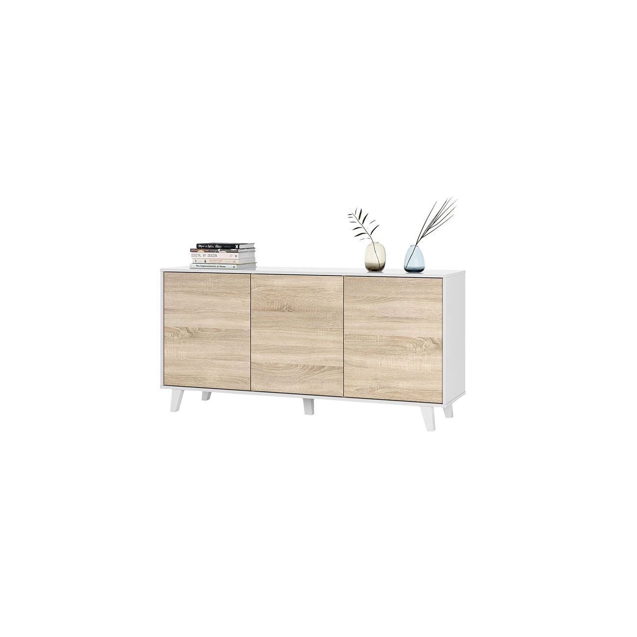 Calicosy - aparador 3 puertas - l154 cm