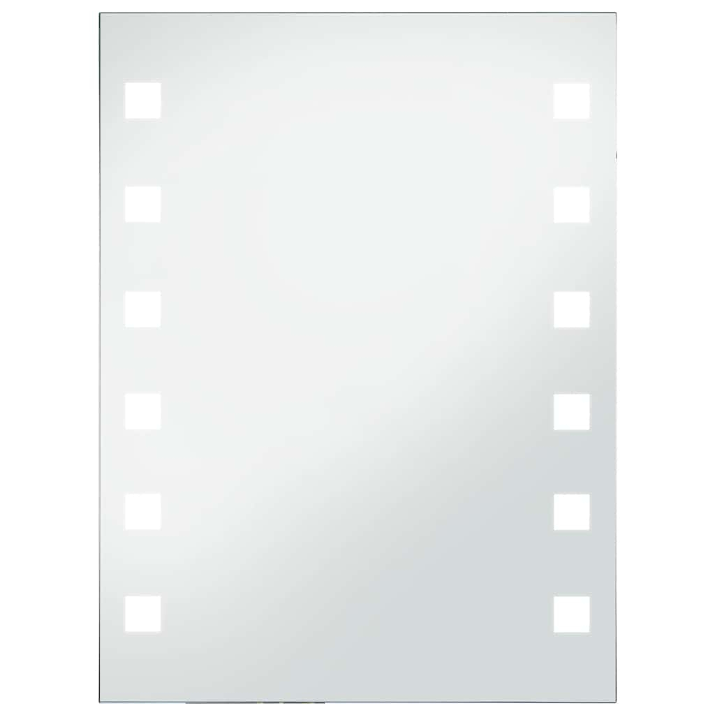 vidaXL espejo de pared de baño con LED 60x80 cm