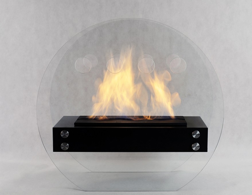 Stromboli 100 - chimenea de bioetanol de suelo independiente