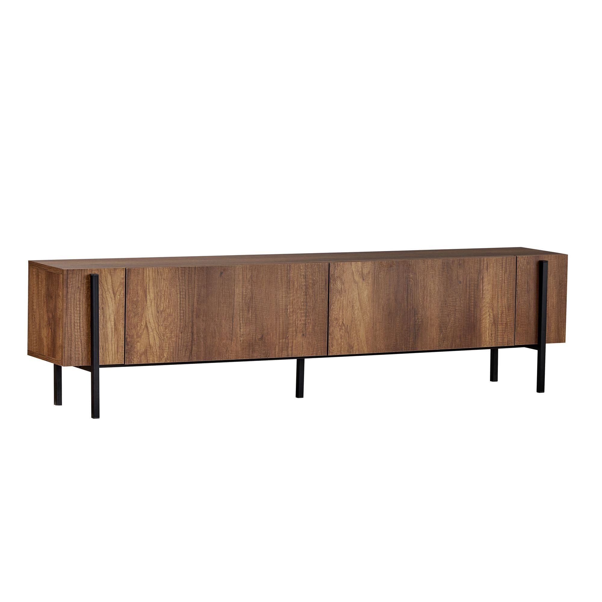 Mueble para la tele de madera <<nexus>> - 180 x 30 x 45 cm - nogal barroco