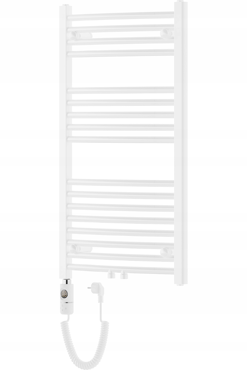 Radiador secatoallas eléctrico 600w 90x50x5,5cm, blanco