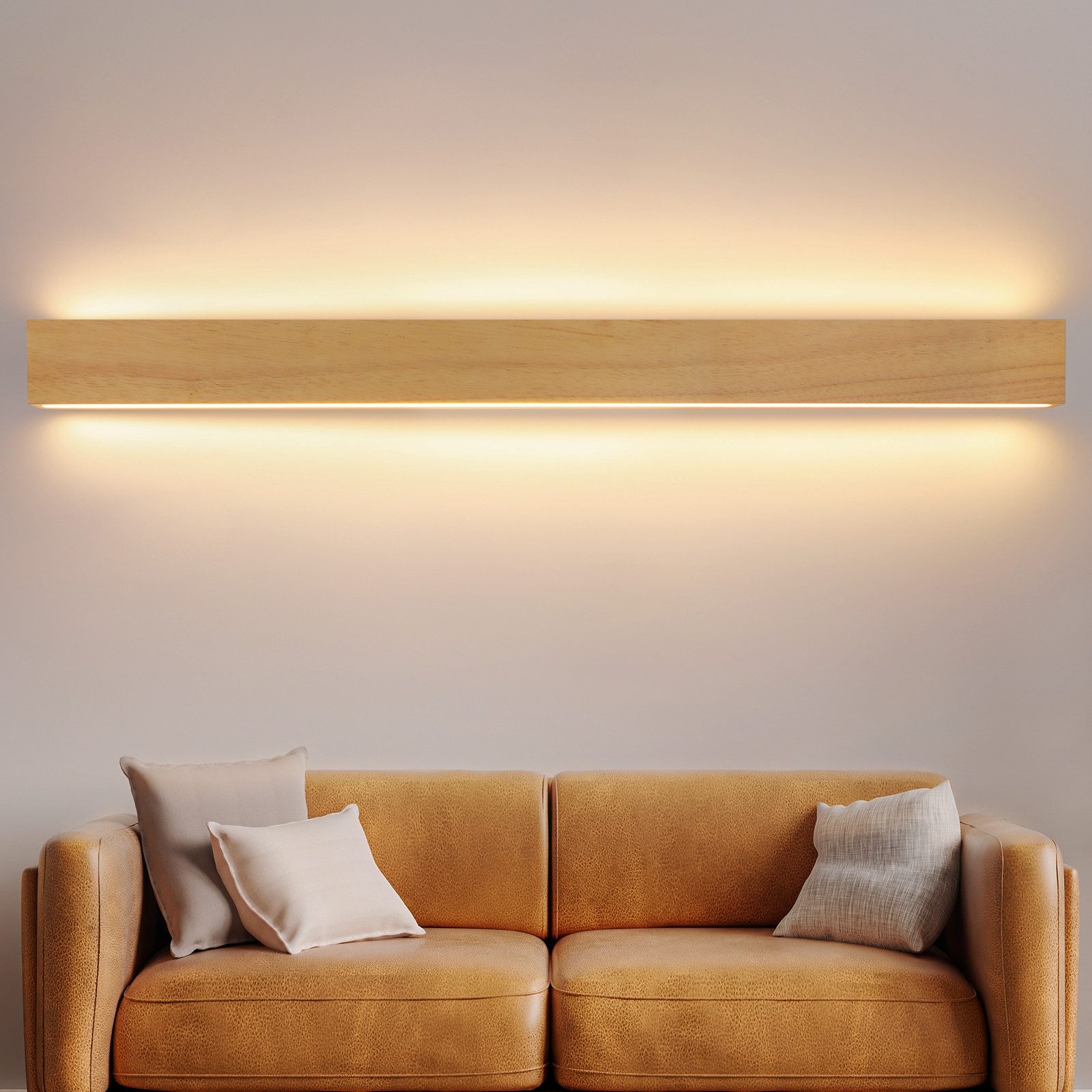 Nettlife aplique pared madera 100x8