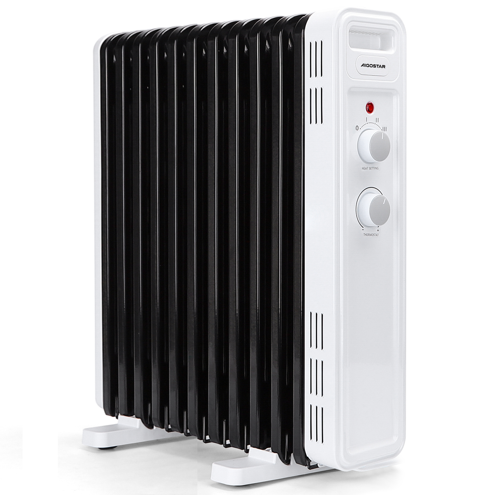 Radiador de aceite, 2300 w, 11 elementos, protección antivuelcos, Aigostar