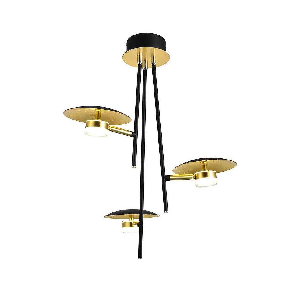Ciudad del cabo chandelier 18w metal black