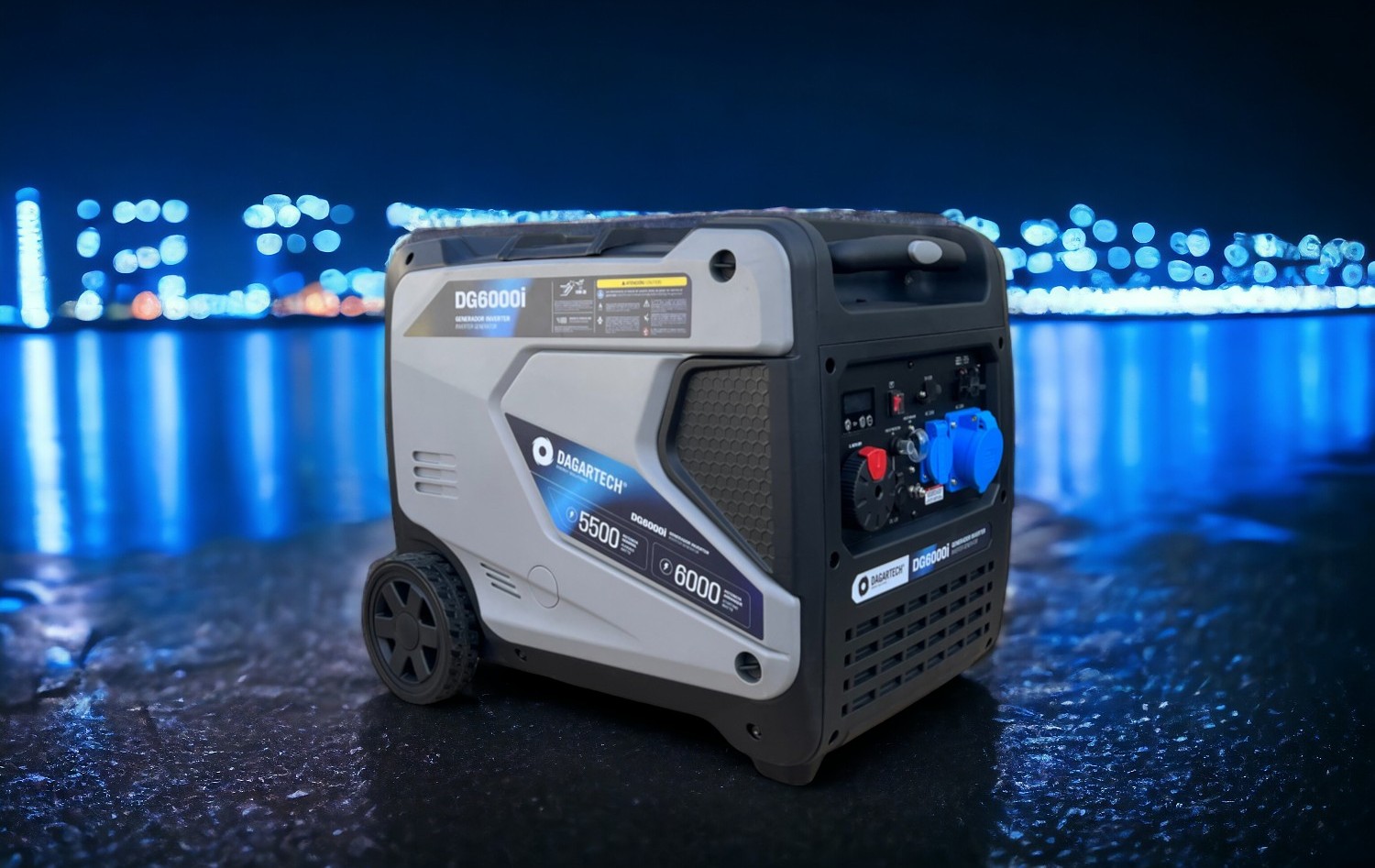 Generador inverter dg6000i 6 kw eléctrico