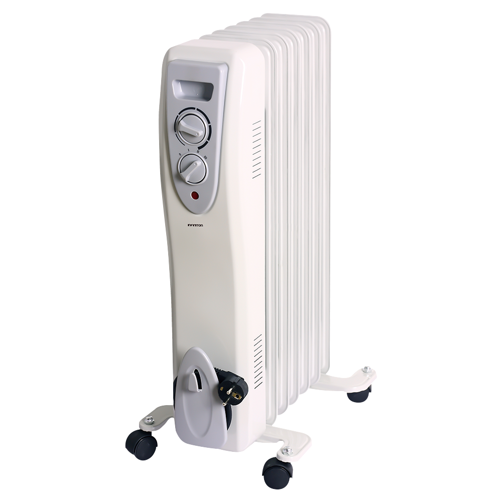 Radiador de aceite 7e infiniton hor-1500 - 1500w, 7 elementos, 3 niveles