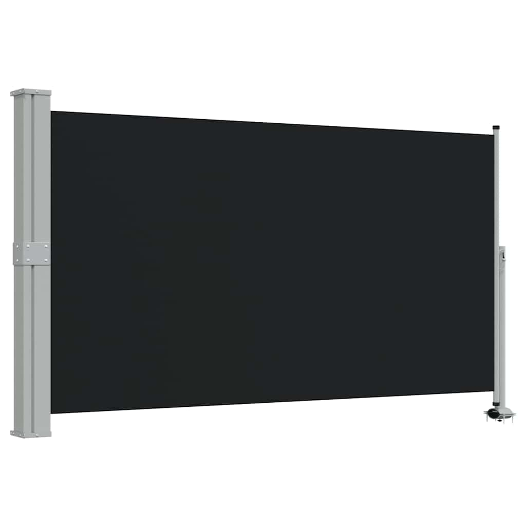vidaXL toldo lateral retráctil para patio 140x300 cm negro