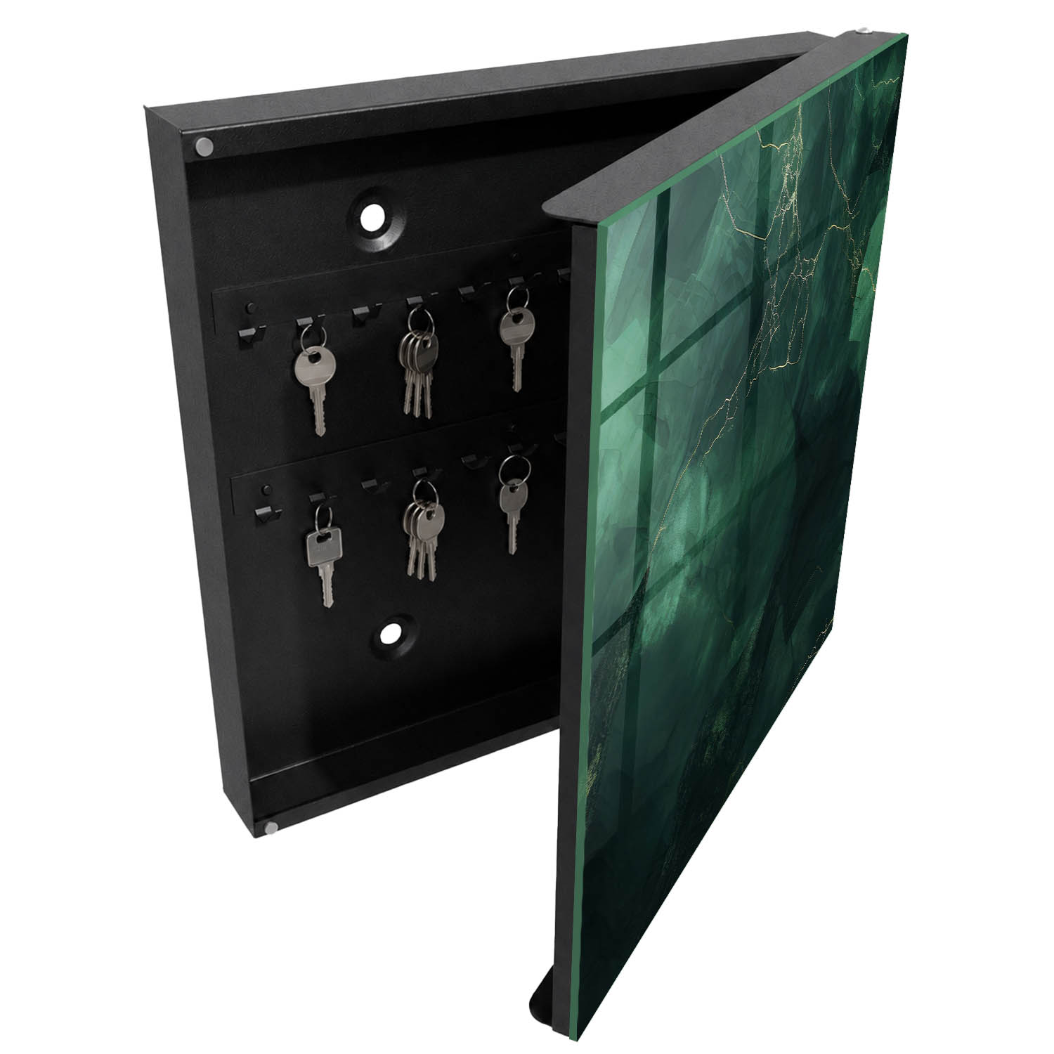 Caja para llaves de entrada 30x30x5, apertura derecha tulup