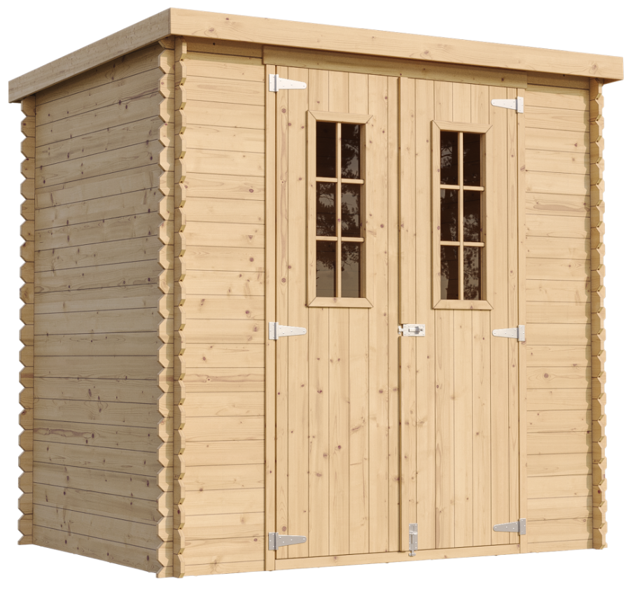 Caseta de jardín de madera 2.22 m² – Timbela m311c