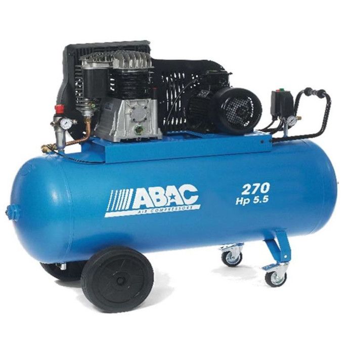 Abac - compresor de pistones de dos etapas 400 v trifásico 270 l 41 m3/h 5.