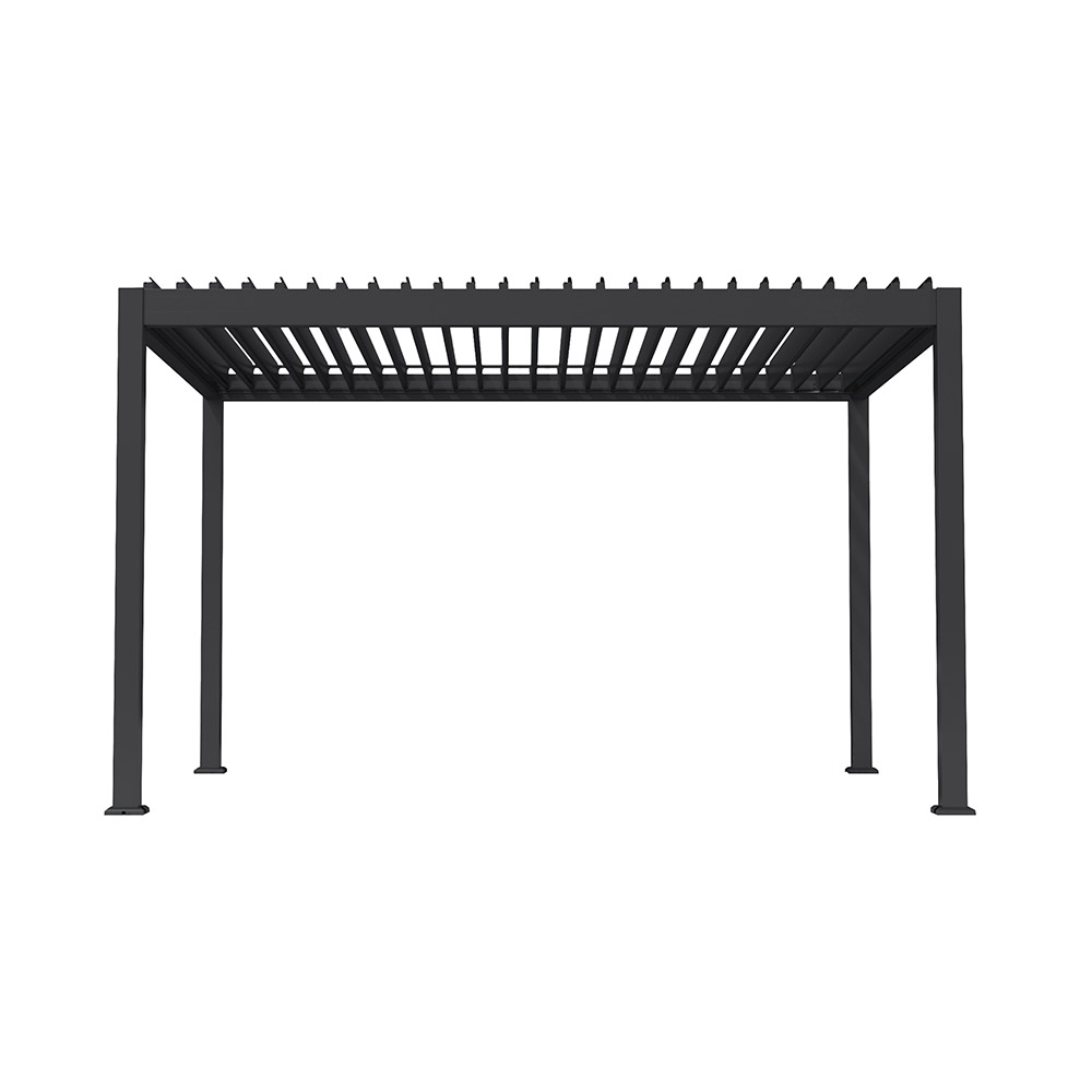 Pérgola eléctrica de aluminio fayla sin pantalla - antracita